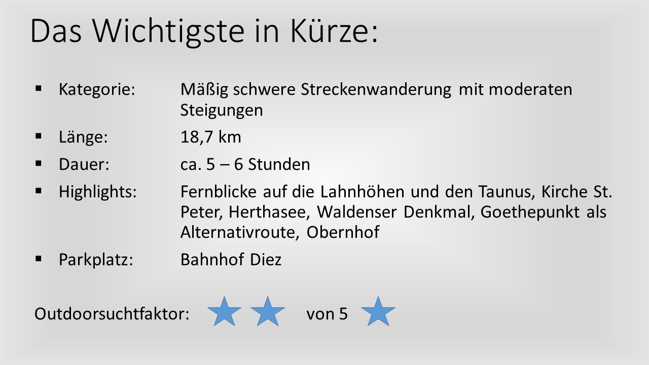 Das Wichtigste in Kürze