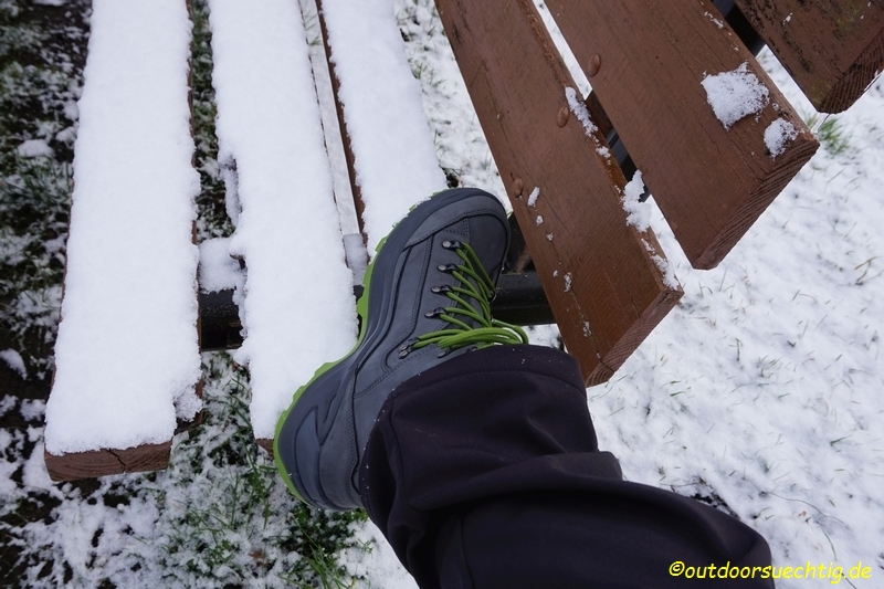 Schnee hat den Vorteil, dass die Schuhe immer schön sauber bleiben