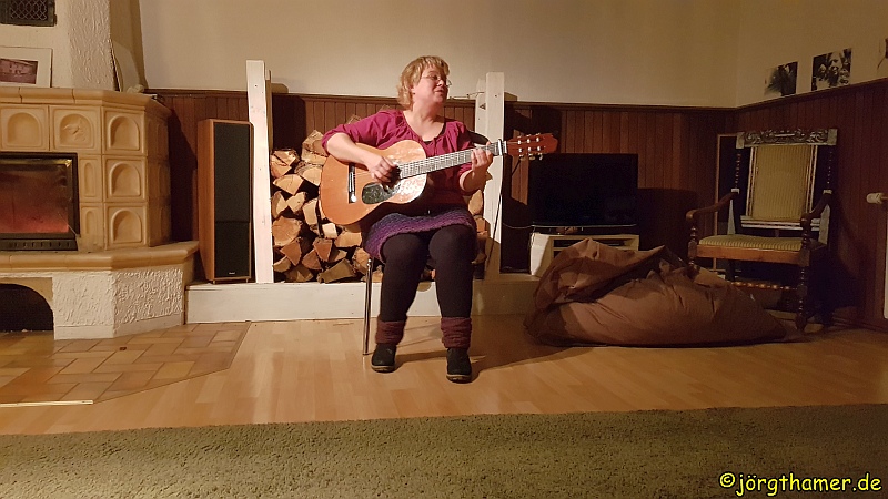 Sylvia Nels in der Strotzbüscher Mühle