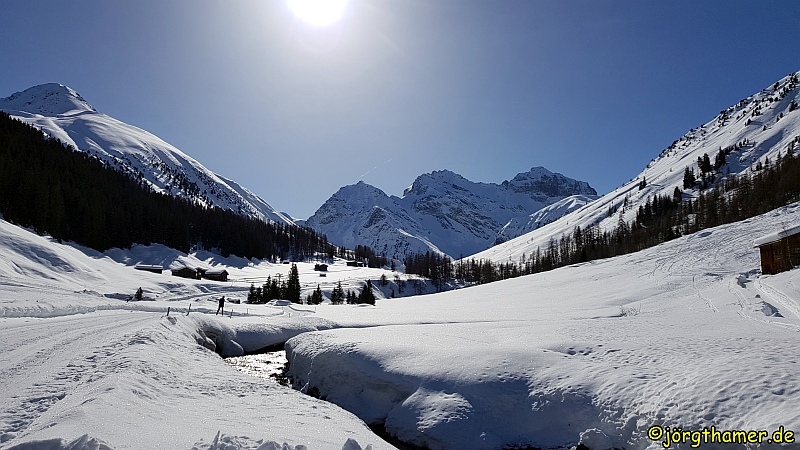 Langlauf in Davos - Sertig Dörfli