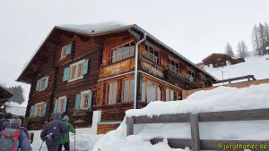 Schneeschuhwandern Davos - Restaurant Spina