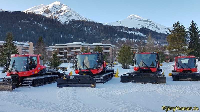 Loipen in Davos - Loipenraupen