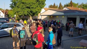 Wandermarathon Donnersberg - der Start in Steinbach
