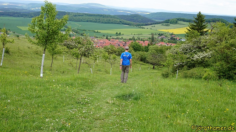 Gebaweg - Abstieg nach Stepfershausen