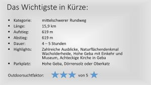 Wandern in der Rhön - Extratour Gebaweg
