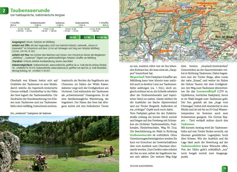 Das Tiroler Vier-Jahreszeiten Wanderbuch - Tourbeschreibung