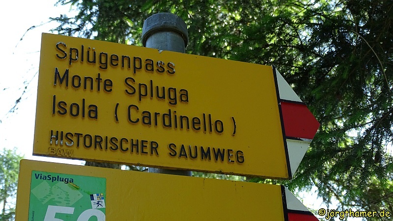 Wandern auf der Via Spluga