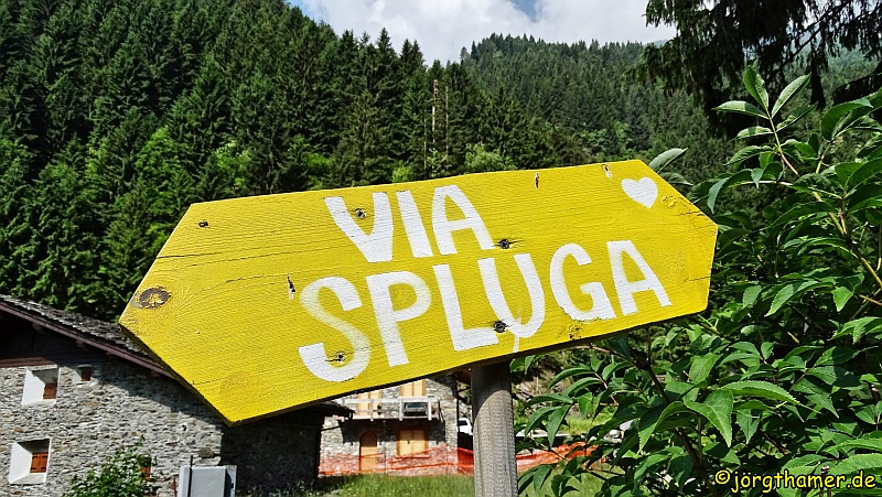 Wandern auf der Via Spluga