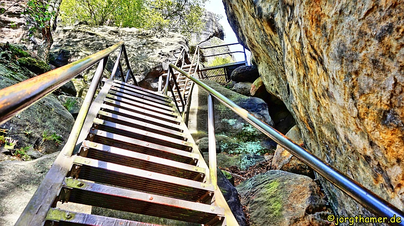Treppe am Malerweg