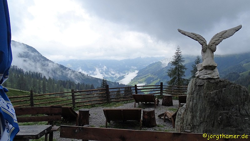 Losbühelalm - Aussicht ins Großarltal