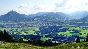 Himmelsstürmer Route - Blick auf Sonthofen