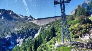 Staumauer Albigna Stausee