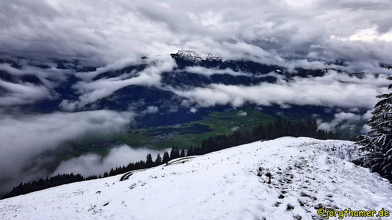 Wandernung durch den Pinzgau - im Schnee