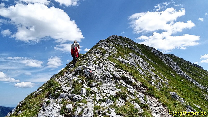 Hochplatte bei Füssen - Gipfelgratt