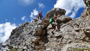 Klettereinlage an der Hochplatte bei Füssen