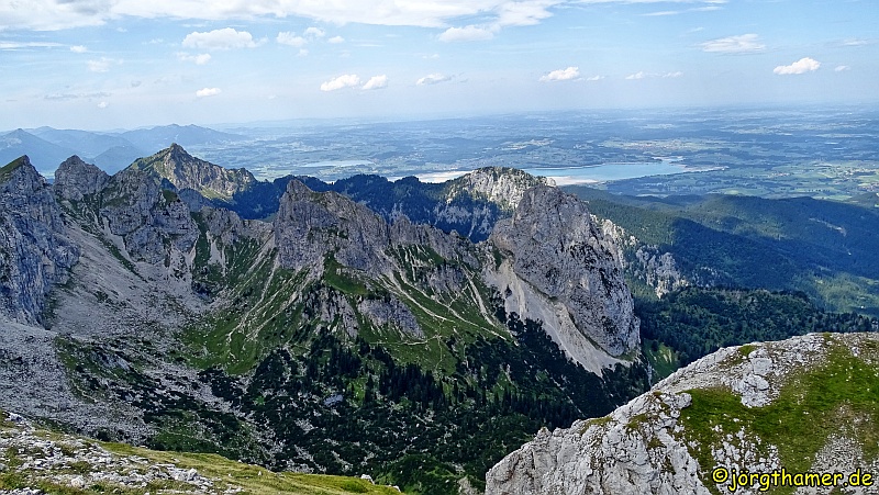 Aussicht von der Hochplatte