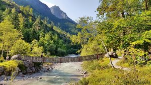 Wandern in den Kitzbüheler Alpen - Brücke an der Vorderkaserklamm