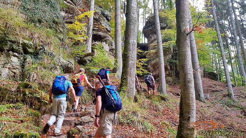 Mullerthal Trail - unterwegs
