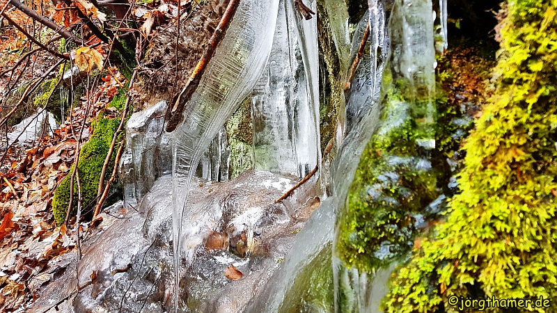 Wandern im Taunus - Eiszapfen