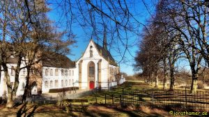 Blick auf die Abtei Mariawald