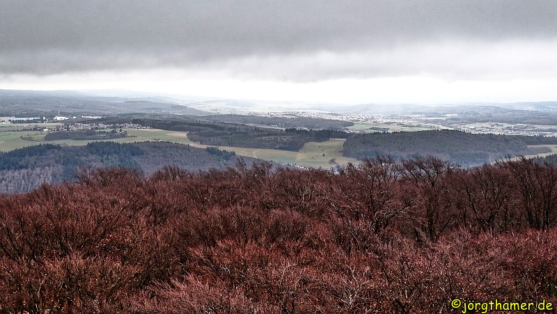 Aussicht vom Pferdskopf im Taunus