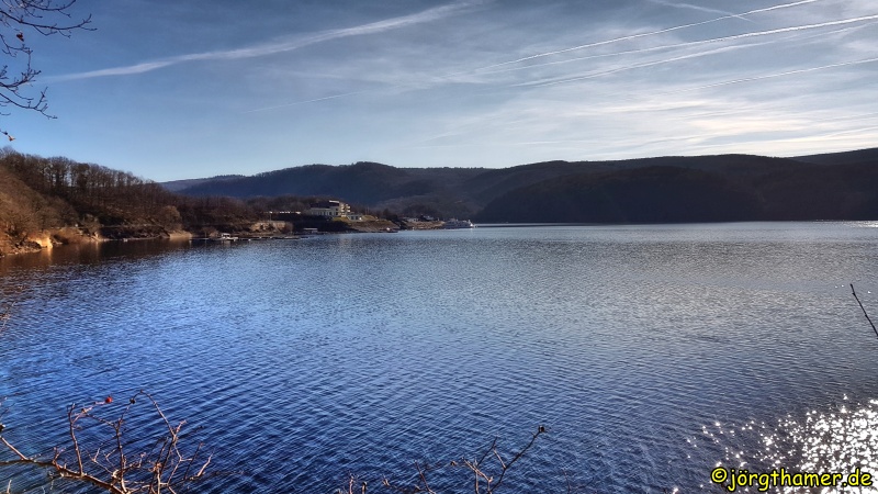 Blick Richtung Talsperre Schwammenauel
