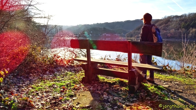 Wandern rund um den Rursee - Abendstimmung
