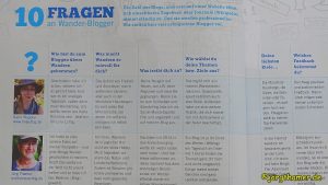 Zehn Fragen an Wander-Blogger
