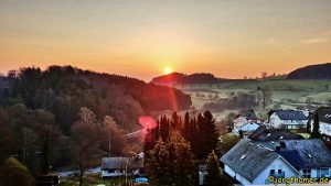 Soonnenaufgang in Usseln