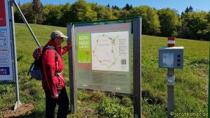 Bergmähwiesenpfad - Eingangspunkt