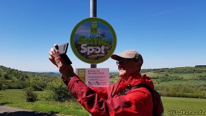 Selfiespot am Bergmähwiesenpfad