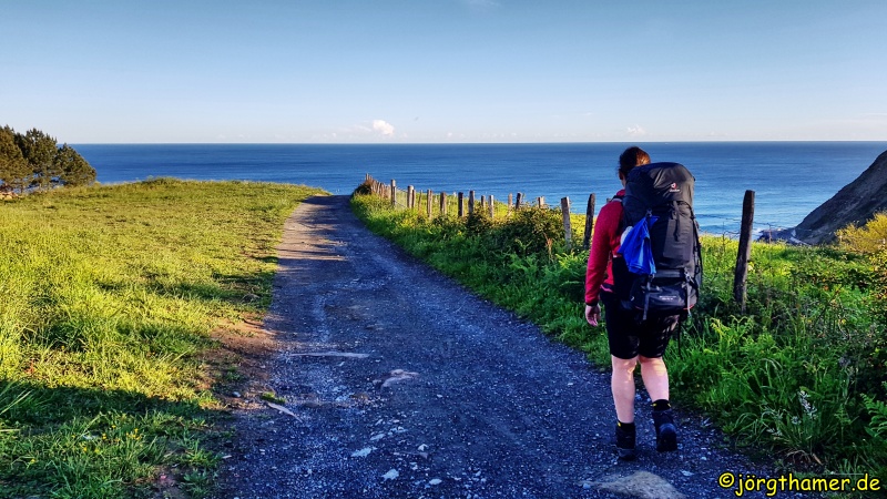 Silke auf dem Camino del Norte