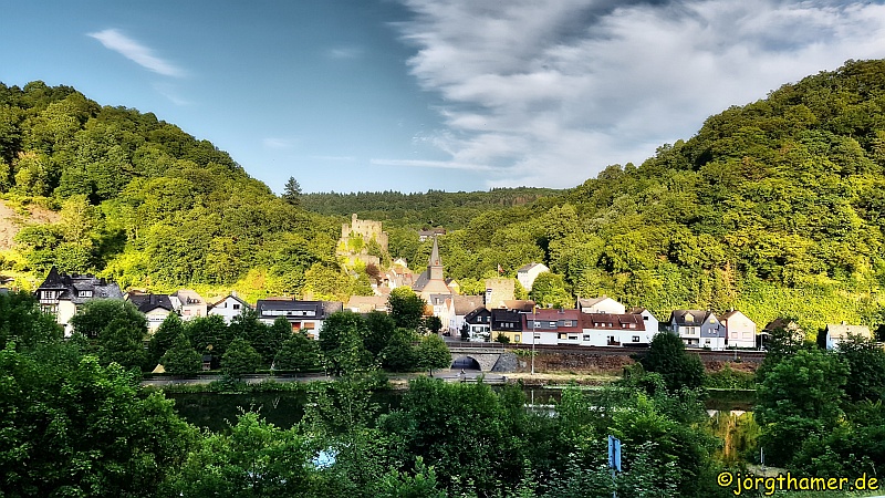 Das idyllische Städtchen Balduinstein ist Start- und Endpunkt der Tour
