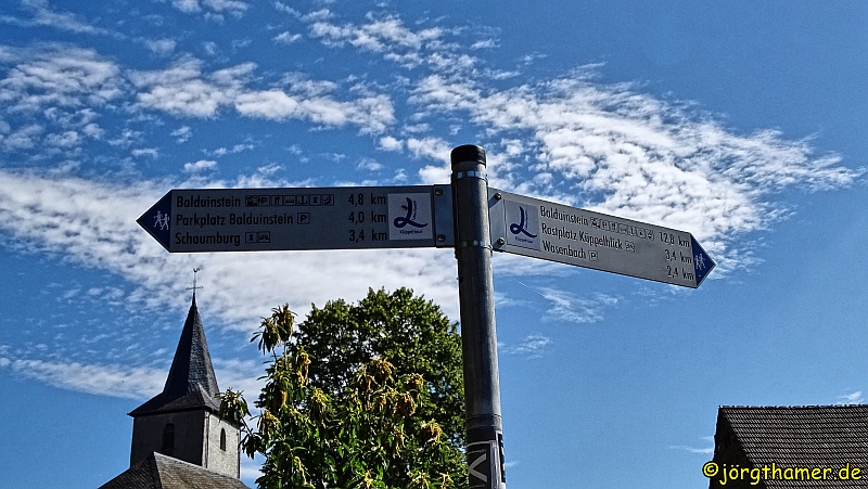 Bestens ausgeschildert - die Lahn-Facette Küppeltour