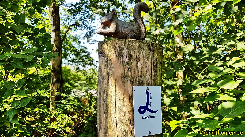 Wegemarkierung Lahn-Facette Küppeltour