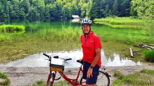 Eurobike Radler vor dem Toplitzsee