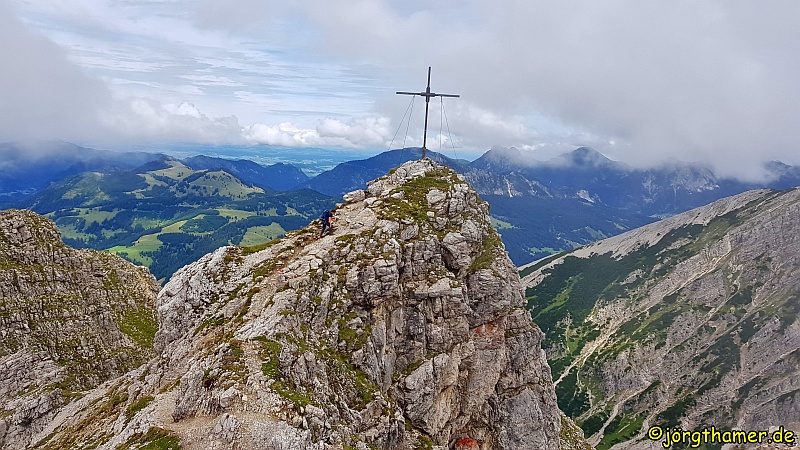 Grenzgänger Wanderweg - Hinauf zum Ponten, nochmal Kräfte mobilisieren