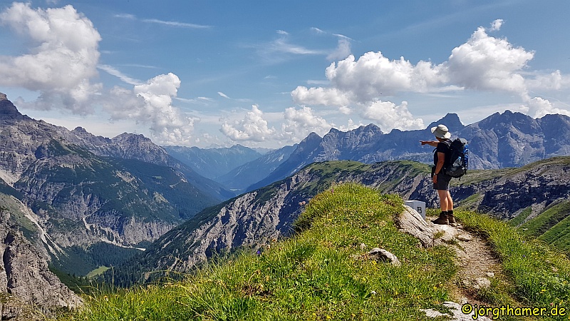 Grenzgänger Wanderweg Panorama