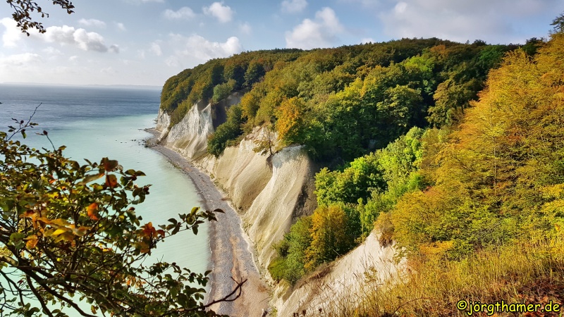 Wandern auf Rügen - Kreidefelsen