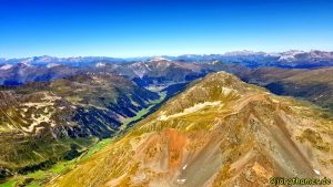 Albula-Alpen Blick auf Davos