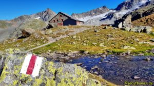 Grialetschhütte in den Albula-Alpen