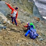 Scalettahorn - Gruppe in Schwierigkeiten