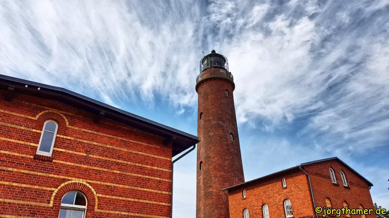 Blick auf den Leuchtturm Darßer Ort