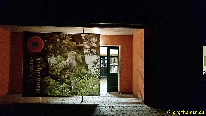 Nationalparkamt Schwarzenhof im Morgengrauen