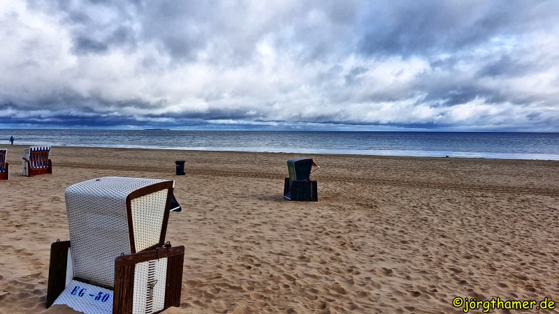Wandern auf Usedom - Strandkörbe