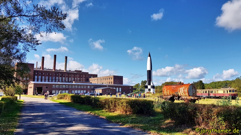 Blick aufs Gelände des Historisch-Technischen Museums