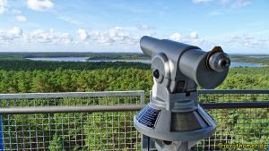 Wandern Mecklenburgische Seenplatte - Blick vom Käflingsbergturm