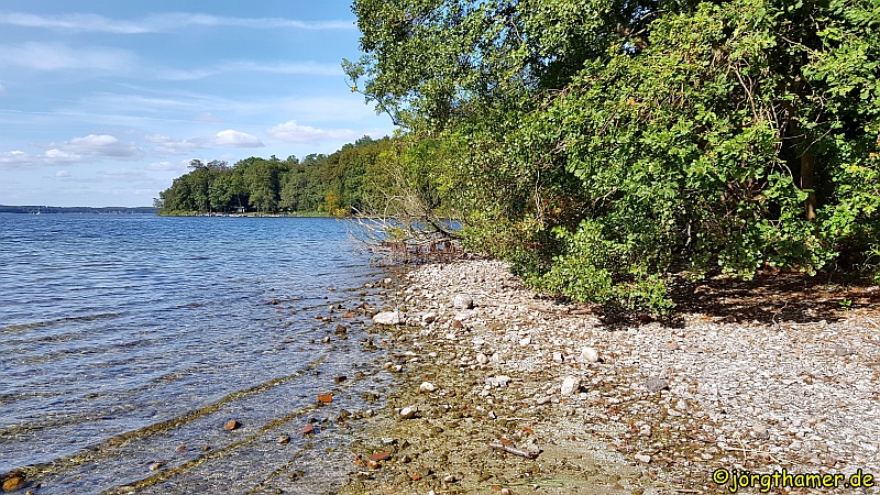 Wandern Mecklenburgische Seenplatte - Ufer des Plauer Sees