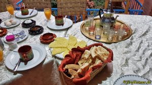 Frühstück im Gästehaus Dar Afra