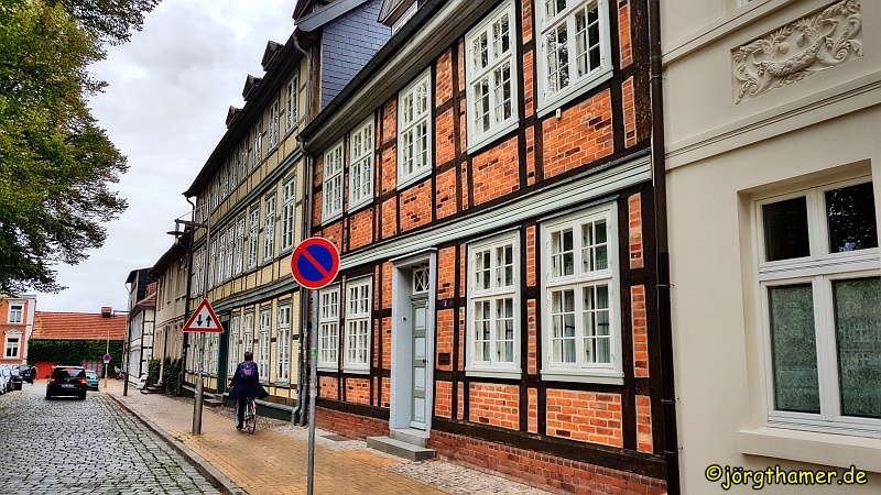Fachwerkhäuser in der Schelfstadt Schwerin